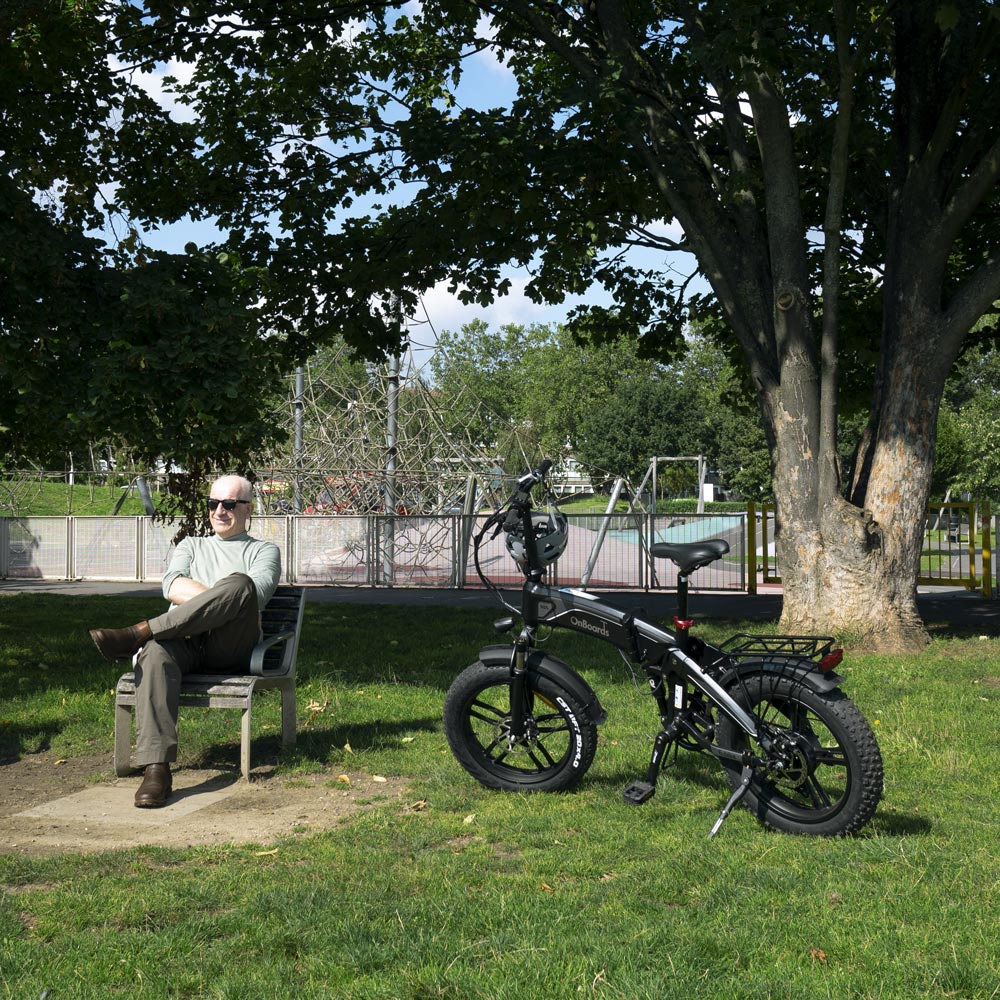 mad wheels ebike at the park
